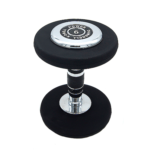  다이어트 :  파워헬스 pvc아령 BLACK 6kg : 실내 피트니스