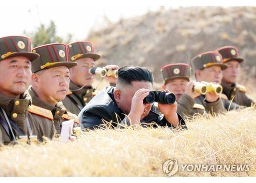 북한 김정은, 또 포부대 찾아 <b>포사격</b> 대항 경기 <b>지도</b>. 올해 들어... 