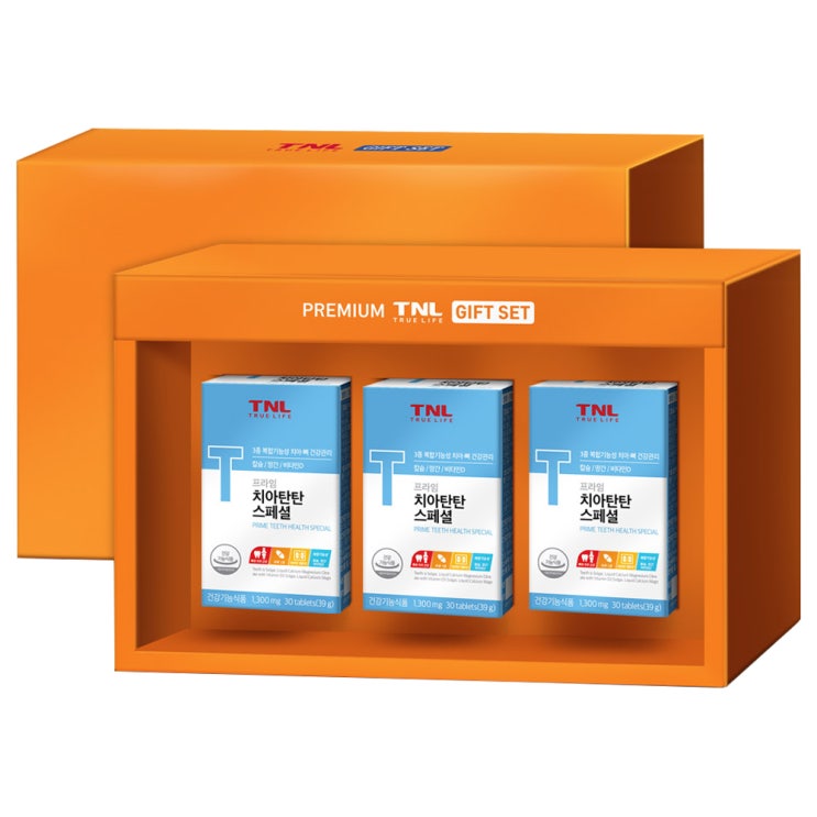 (로켓배송)티앤엘 프라임 치아탄탄 스페셜 칼슘 39g x 3개 선물세트, 1세트 추천해요 (로켓배송)티앤엘 프라임 치아탄탄 스페셜 칼슘 39g x 3개 선물세트, 1세트 추천해요