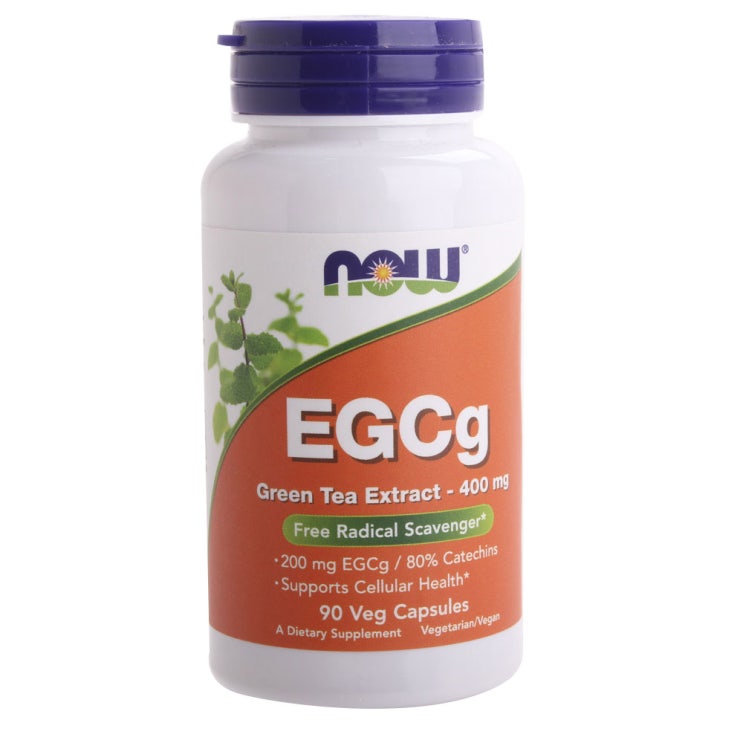  나우푸드 EGCg 녹차 추출물 400mg 베지 캡슐 90개입