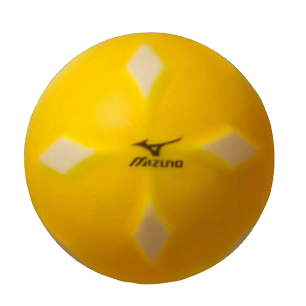  미즈노 파크골프공 6cm C3JBP703, 노란색, 1개