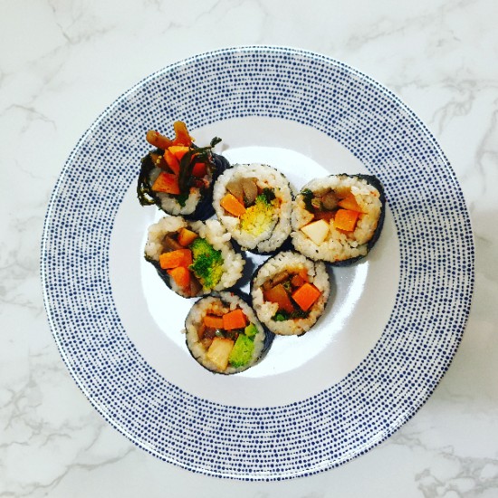  비건 김밥