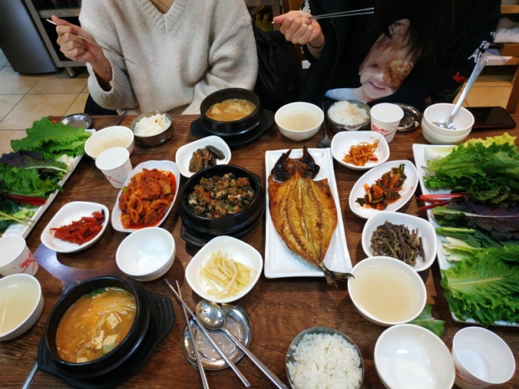  가평 K26 근처 맛집 프리다이빙 후 식사하기 좋은 곳 / 진수성찬 쌈밥집