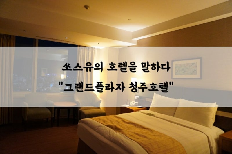 그랜드플라자청주호텔] 조용하고 아늑한 5성급 특급호텔 1박 숙박 후기 : 네이버 블로그