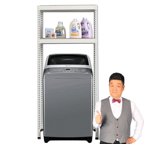  <최저가>스피드랙 세탁기 선반 2단 화이트, 1개 꿀정보예요~