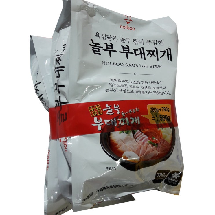 놀부 부대찌개780g X 2입 아이스포장무료, 2개입, 780g 추천해요