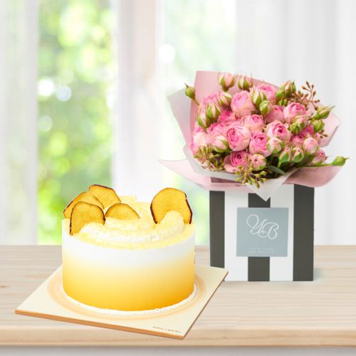 고구마라떼케익+끌로에핑크 케익과꽃배달, (1)당일택배발송 추천해요 고구마라떼케익+끌로에핑크 케익과꽃배달, (1)당일택배발송 추천해요
