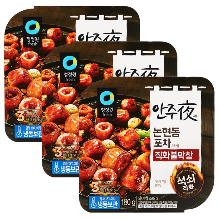 청정원 안주야 직화불막창, 160g, 3개 추천해요 청정원 안주야 직화불막창, 160g, 3개 추천해요