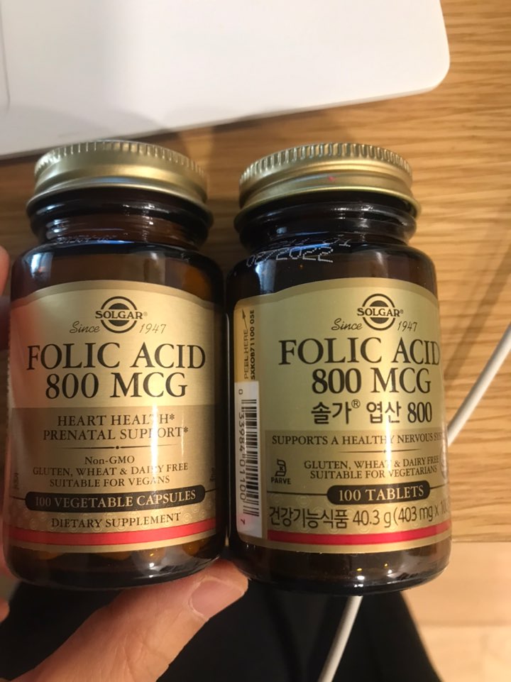 [솔가]FOLIC ACID 800MCG 솔가 엽산 800