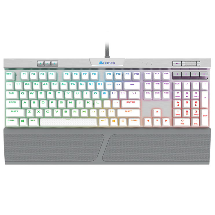  인기있는 커세어 K70 RGB MK.2 RAPIDFIRE SE 은축 영문자판 기계식 유선키보드, 단일 상품, 실버 추천