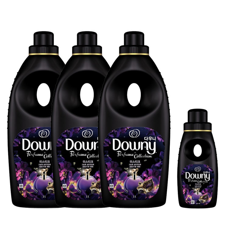 (로켓배송)다우니 섬유유연제 퍼퓸 블랙 미스티크 본품 세트 1L x 3p + 200ml, 1세트 추천해요 (로켓배송)다우니 섬유유연제 퍼퓸 블랙 미스티크 본품 세트 1L x 3p + 200ml, 1세트 추천해요