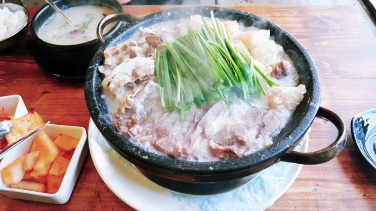  [포천맛집] 효자동설렁탕에서 쫄깃한 도가니수육으로 몸보신~