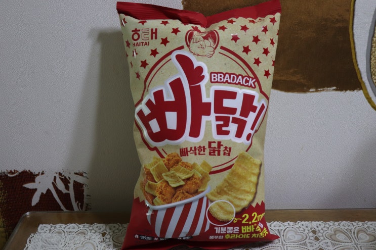  해태 빠닭 과자 처갓집 후라이드치킨맛이 날까?