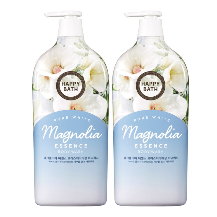 (로켓배송)해피바스 화이트 브리즈 매그놀리아 에센스 바디워시, 1300g, 2개입 추천해요 (로켓배송)해피바스 화이트 브리즈 매그놀리아 에센스 바디워시, 1300g, 2개입 추천해요