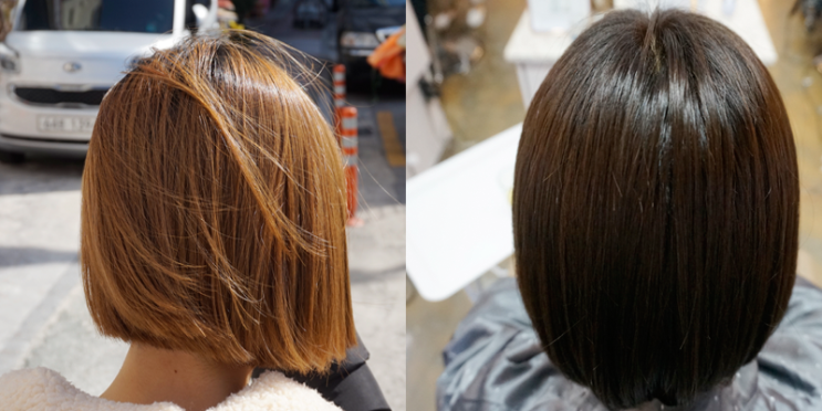  전주신시가지미용실 726hair 탈색모 톤다운