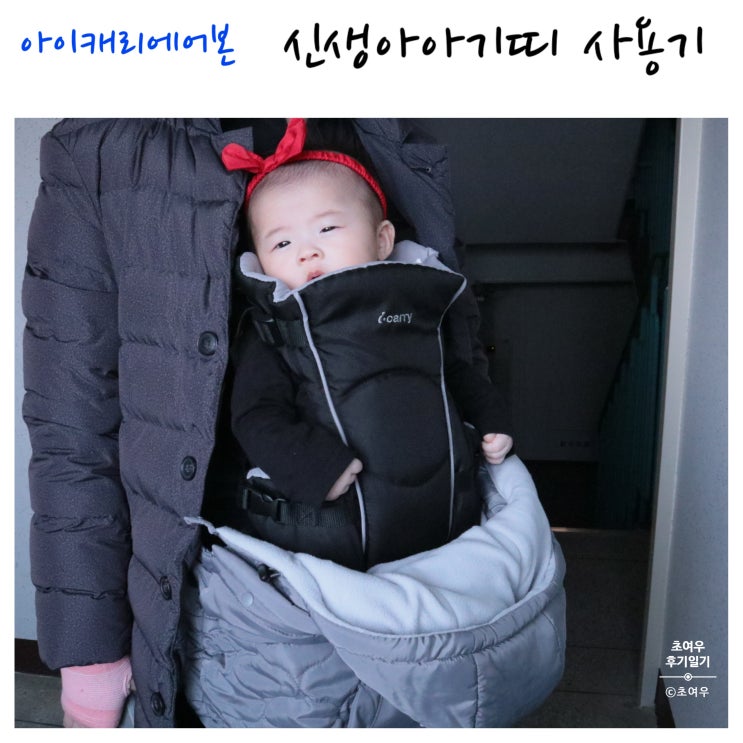  [아이캐리에어본] 신생아아기띠 한달 사용기