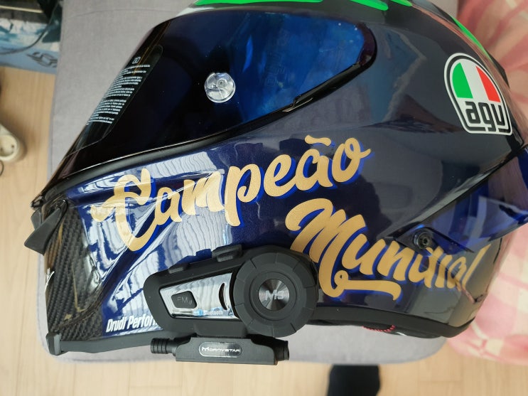  AGV PISTA GP-R 블루투스 스피커 홀작업