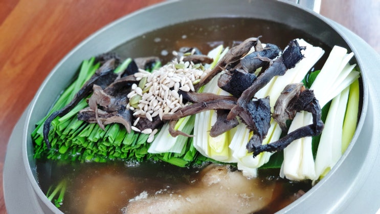 오산 세교 맛집 황제능이버섯백숙:) 능이버섯먹고 면역력 상승시키자