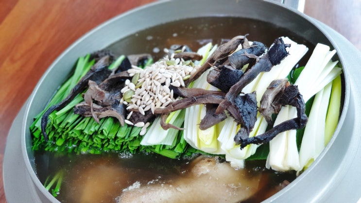  오산 세교 맛집 황제능이버섯백숙:) 능이버섯먹고 면역력 상승시키자