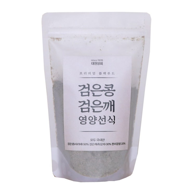  50년전통대현상회 무첨가 국산 검은콩검은깨선식, 250g, 1개 추천해요