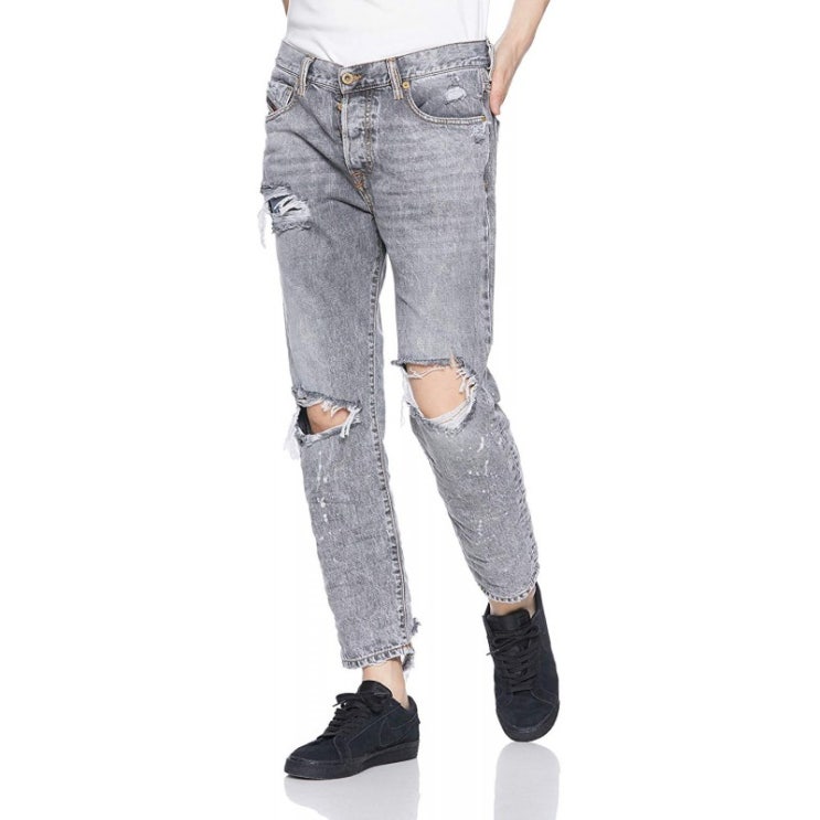 (디젤) DIESEL 남성용 데님 팬츠 슬림 스키니 00SH3P089AT 28inch 블랙 02