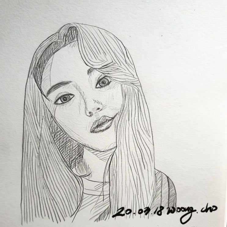  2020.03.18. 여자 그림 일러스트