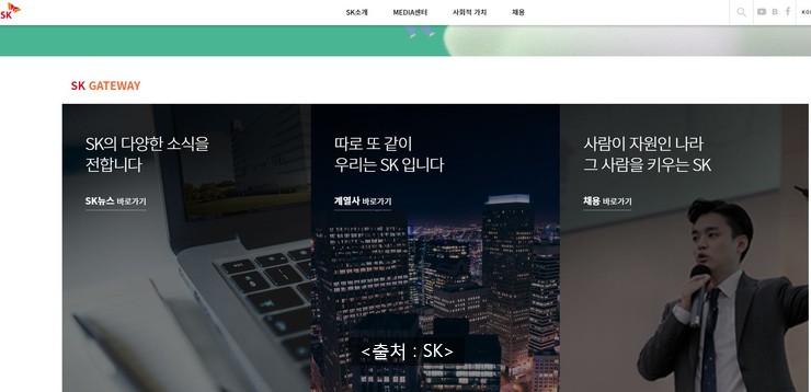  SK 2019년 매출, 실적