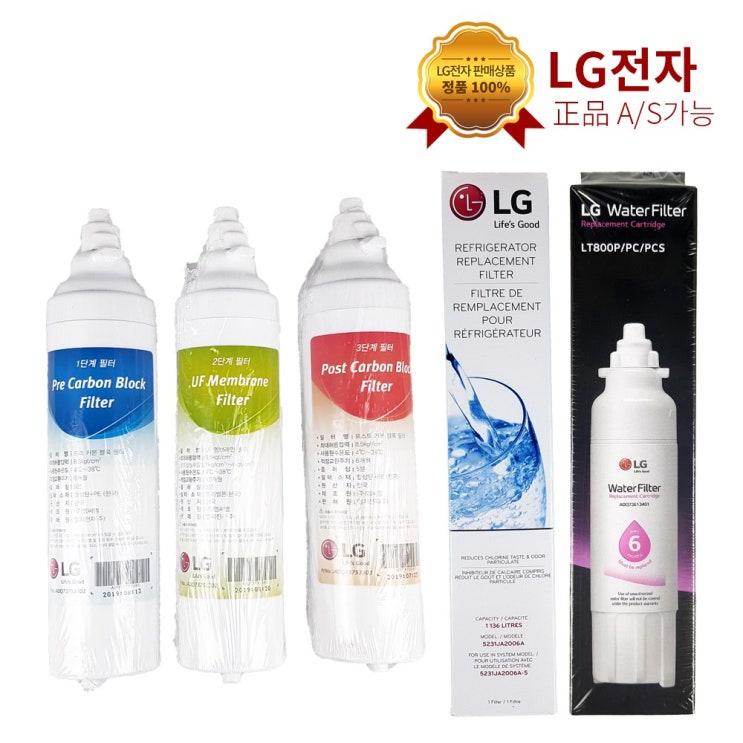  lg정수기추천 LG전자 냉장고 정수기 필터, 1개, ADQ73613408(18.5)_38 