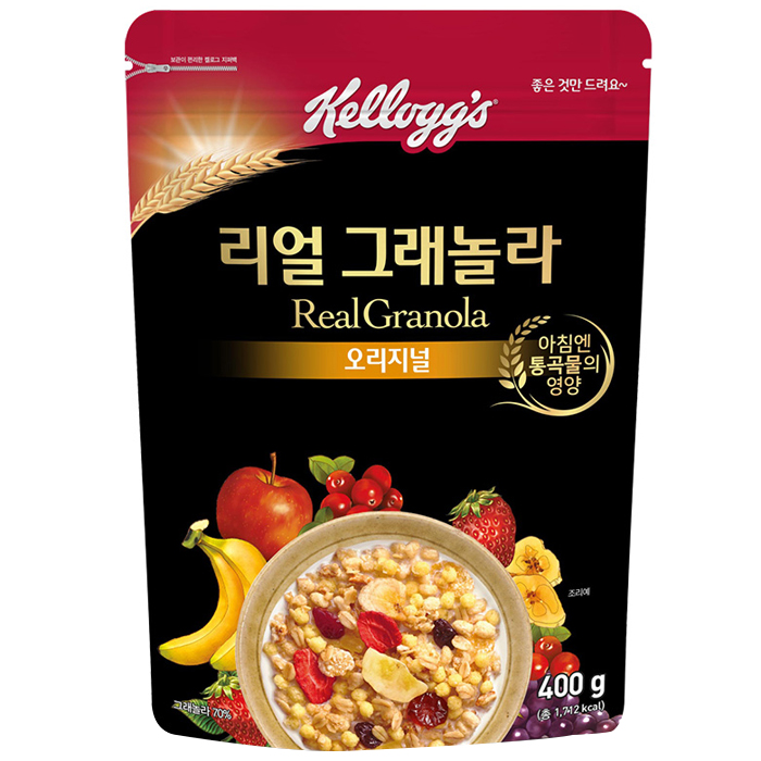 (로켓배송)켈로그 리얼 그래놀라 오리지널 시리얼, 400g, 1개 추천해요