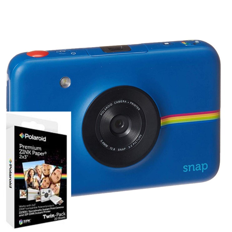  최저가정보,  폴라로이드 스냅 즉석카메라 미국직배송 SNAP Polaroid 1세트 네이비필름20장 : 오늘의 상품