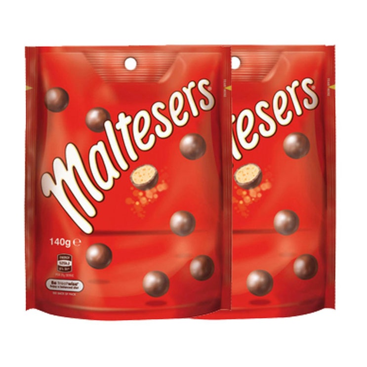  몰티저스 크런치 초콜릿 캔디 볼 140gX2팩 Maltesers Crunch Chocolates Candies 49ozX2P 2팩