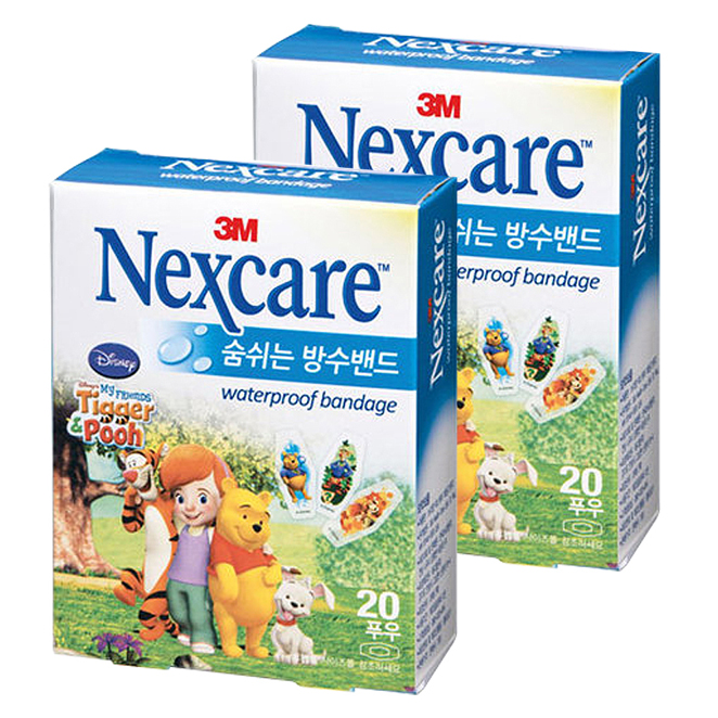 넥스케어 숨쉬는 방수밴드 푸우, 2개 추천해요 넥스케어 숨쉬는 방수밴드 푸우, 2개 추천해요