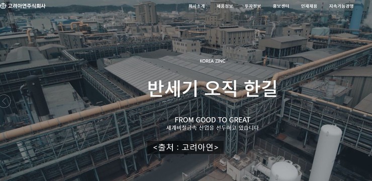  고려아연 2019년 매출, 실적