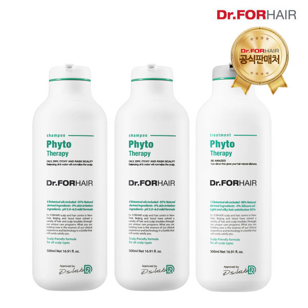   닥터포헤어 피토테라피 천연 샴푸 500ml 2개트리트먼트 500ml 단품