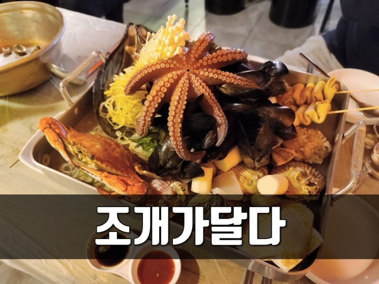 경성대 술집 푸짐한 조개찜에 취하는 조개가달다