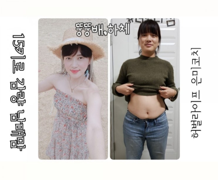 허벌라이프 다이어트 쉐이크먹고 15kg감량후기(안할이유가없어요)