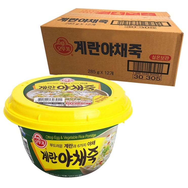  오뚜기 계란야채죽 285g 12개입