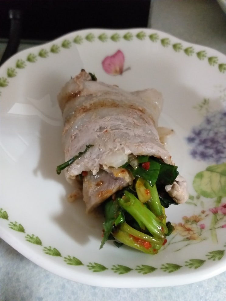  맛남의 광장 백종원 시금치무침 레시피 (feat 삼겹살)