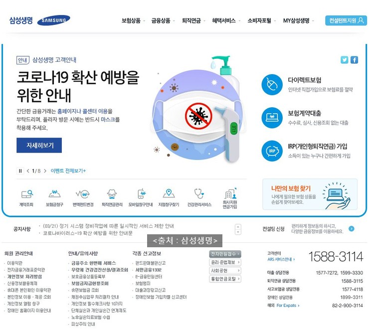  삼성생명 2019년 매출, 실적