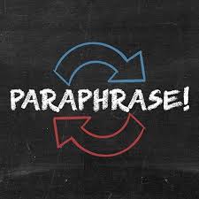 영국 석사 공부 이전, 알아두면 좋은 의역하는 법 (Paraphrasing)