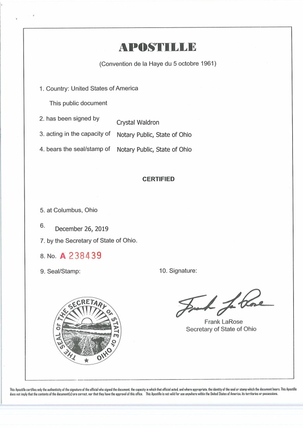 아포스티유(Apostille) 아포스티유(Apostille)