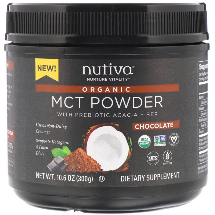  쇼핑정보,  뉴비타 Nutiva 유기농 MCT 분말 초콜릿 106oz300g 1개 상품상세참조 : 오늘의 쇼핑