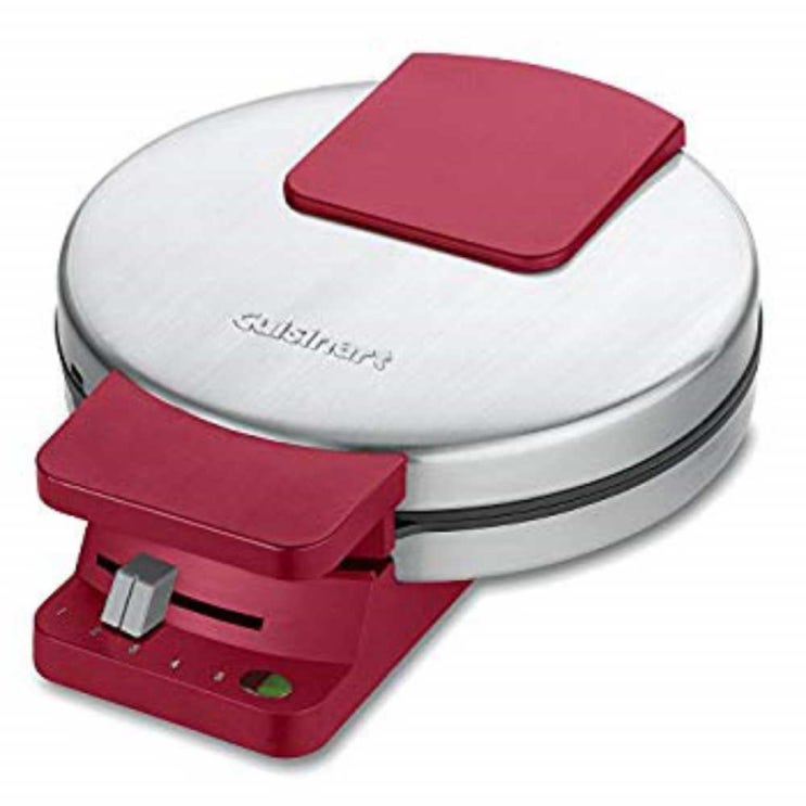  Cuisinart WMRCAR Round Classic Waffle Maker Stainless SteelRed 단일상품