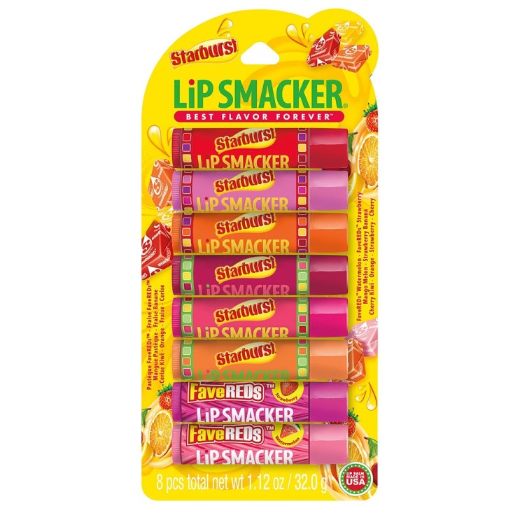 Lip Smacker (미국직송)Lip Starburst Party Pack Glosses 8 Count 립글로스, 1개, 1개 추천해요