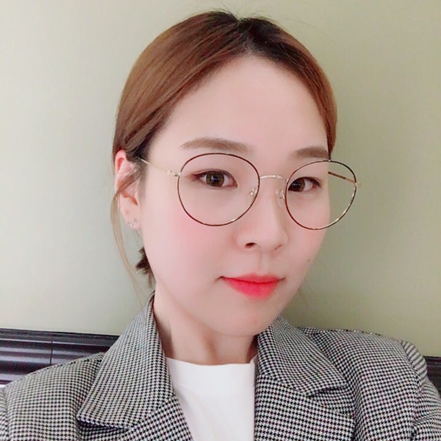   산글라스 52 사이즈 메탈 원형 블루라이트 차단안경