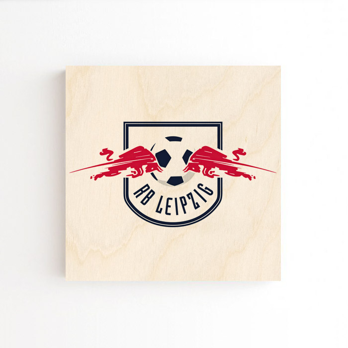  갖고 싶은  모두의팩토리 유럽 축구 리그 팀 로고 자작나무 벽걸이 액자 20x20cm 45팀 24RB 라이프치히  판매 쇼핑몰