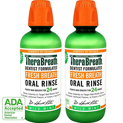  만족도 높은 therabreath [해외배송] 테라브레스 가글 구강청결제 마일드민트맛 453ml 2병, 2개, 473ml 정보