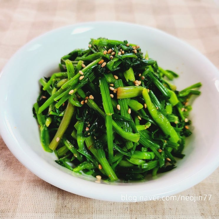 Jinny's집밥레시피 미나리나물 만들기 아이와 함께 맛있게 먹는 나물이야기