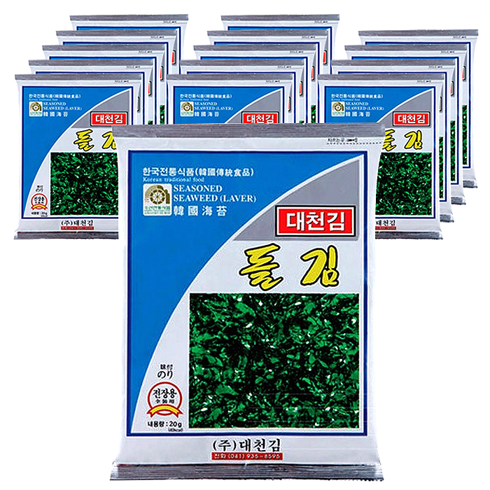 (로켓배송)대천김 재래김/파래김/돌김 15봉, 20g 추천해요 (로켓배송)대천김 재래김/파래김/돌김 15봉, 20g 추천해요