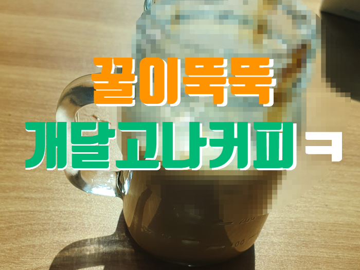  달고나커피 이런걸 못만드는 사람도 있나리~뷰?
